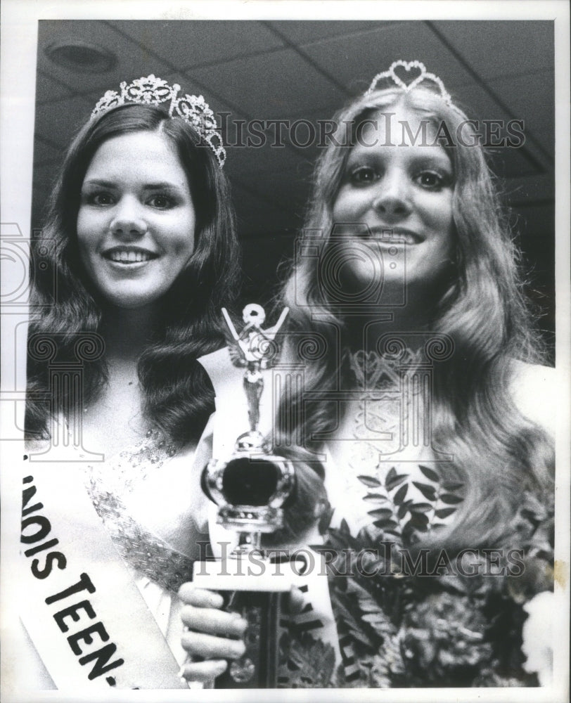 1972 Miss Illinois teen Ager Karen Kuenster - Historic Images