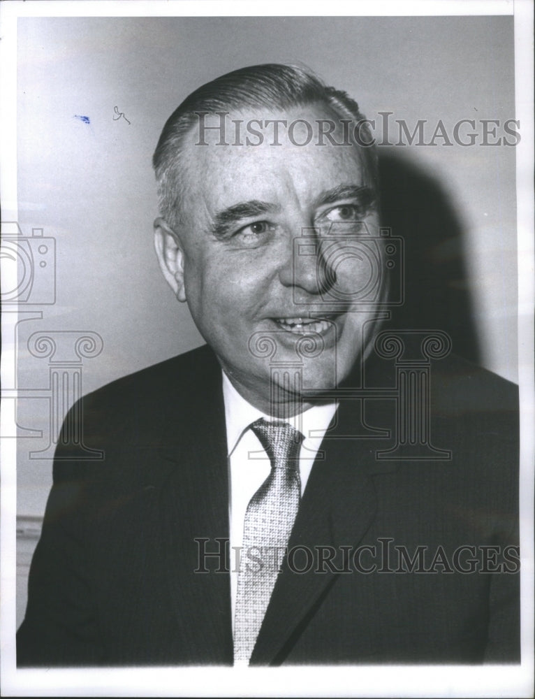 1964 Press Photo Edward W. Kuhn American Lawyer - Historic Images