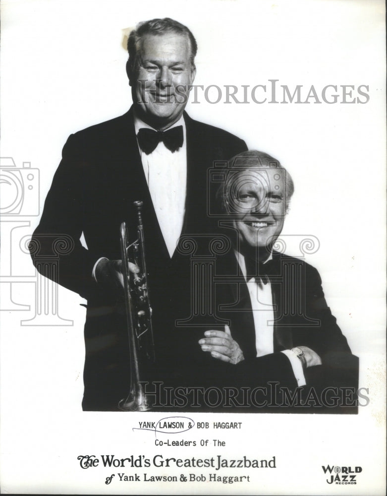 1973 Jazz Leaders Yank Lawson & Bob Haggart - Historic Images