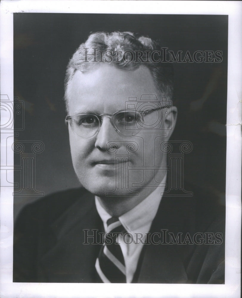 1954 Press Photo Hartley Laycock, Jr Chicago Executive - Historic Images