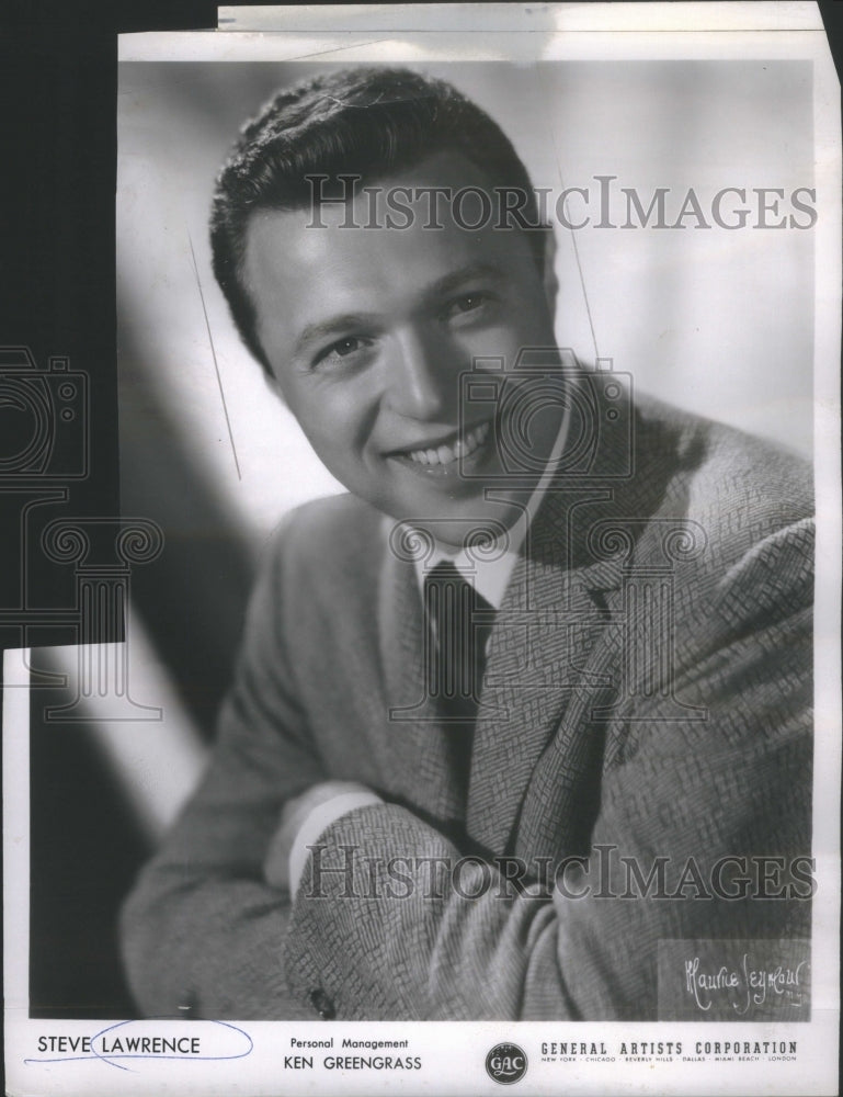 1966 Steve Lawrence American Singer Actor - Historic Images