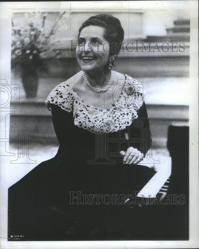 1968 Lili Kraus Pianist Haydn Mozart Bartok - Historic Images