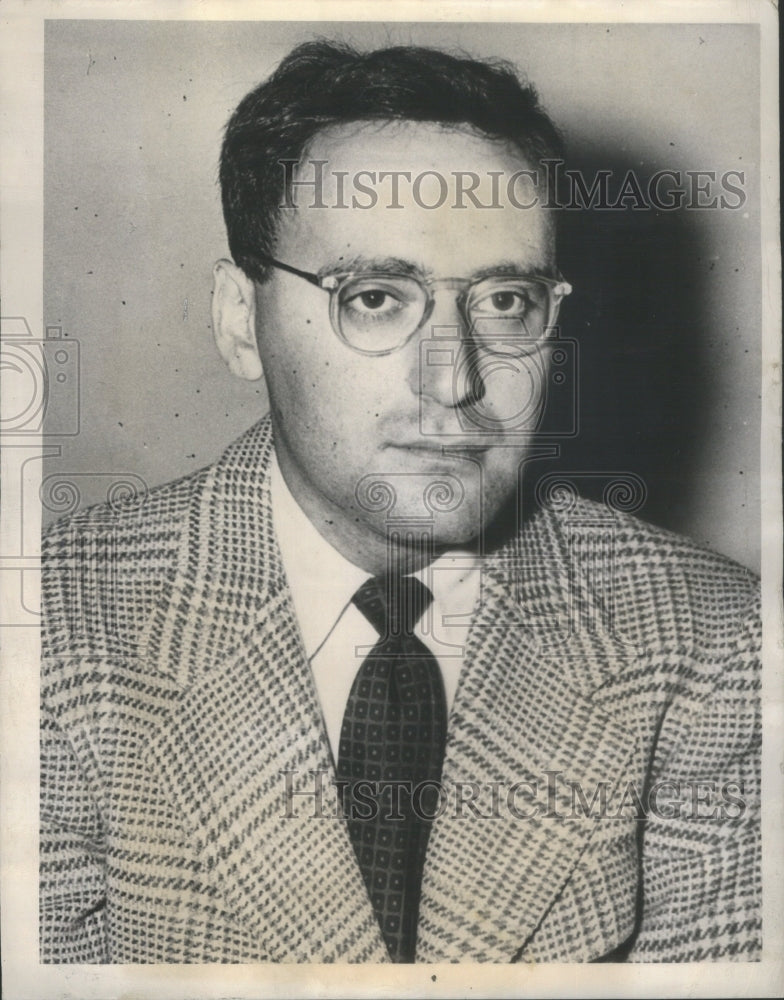 1948 Ernest Leiser agency representative US - Historic Images