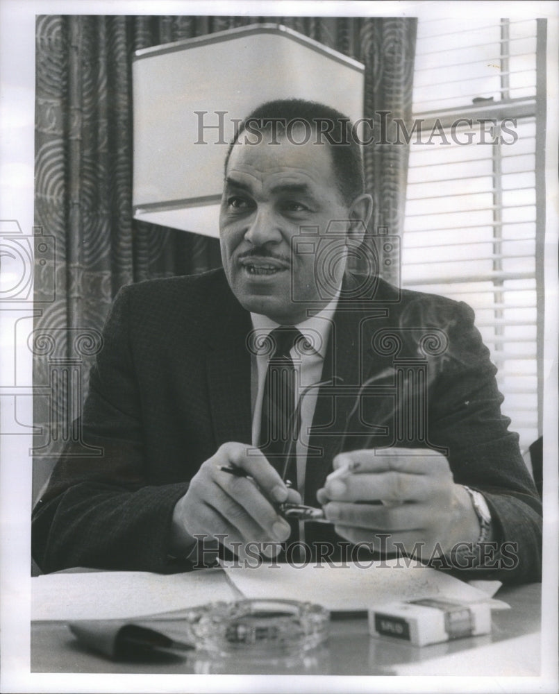 1963 Dr Herman Long Race Relations Fisk - Historic Images