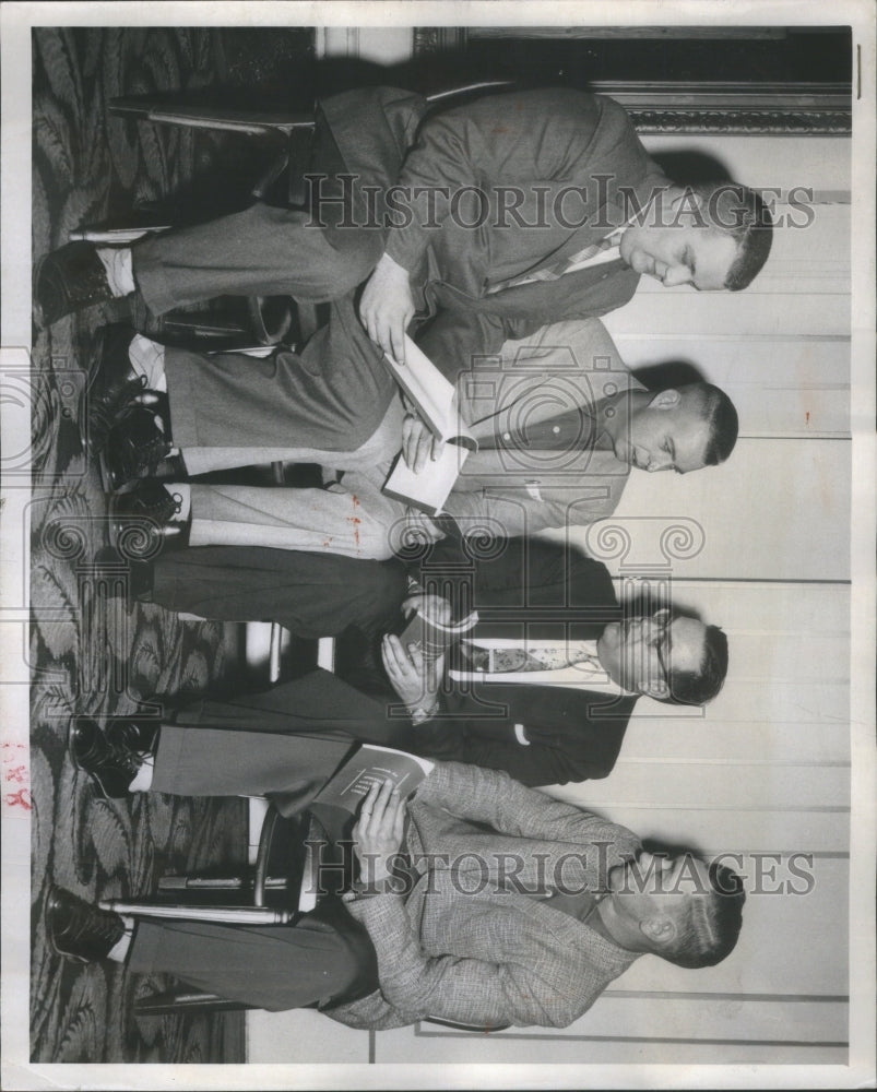 1958 Press Photo Cook County Sheriff Joseph Lohman - Historic Images