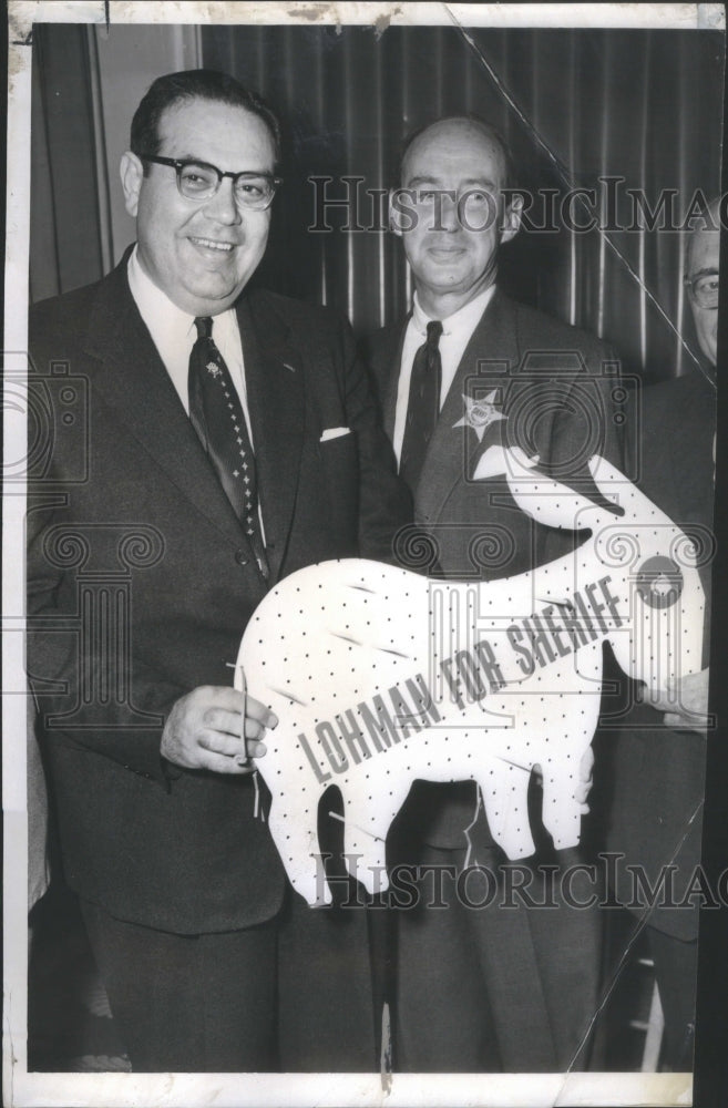 1954 Press Photo Jos D. Lohman, dem candidate for Sheri- RSA48573 - Historic Images