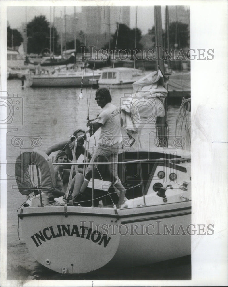 1982 Terry Leipseig sail boat Montrose - Historic Images