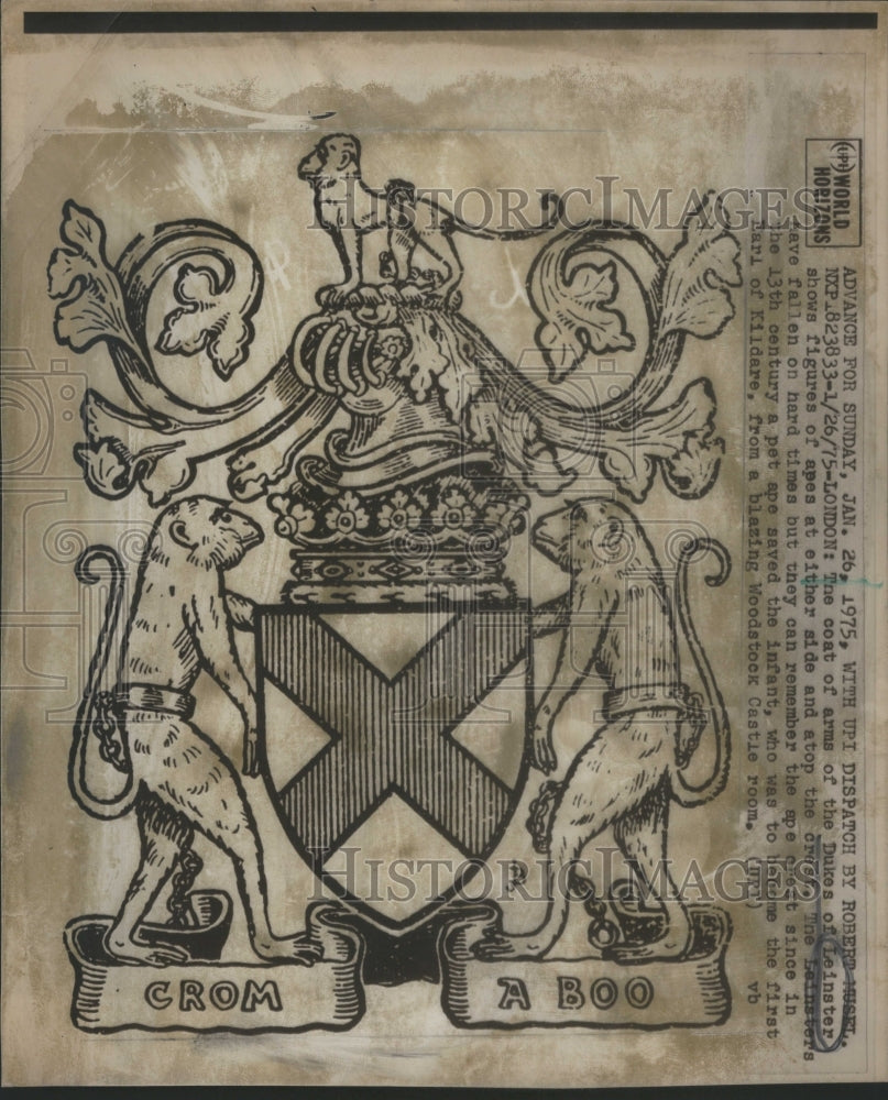 1975 Duke of Leinster&#39;s Coat of Arms - Historic Images