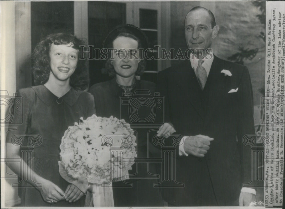 1947, Mr. &amp; Mrs. Geoffrey Gates Socialites- RSA49065 - Historic Images