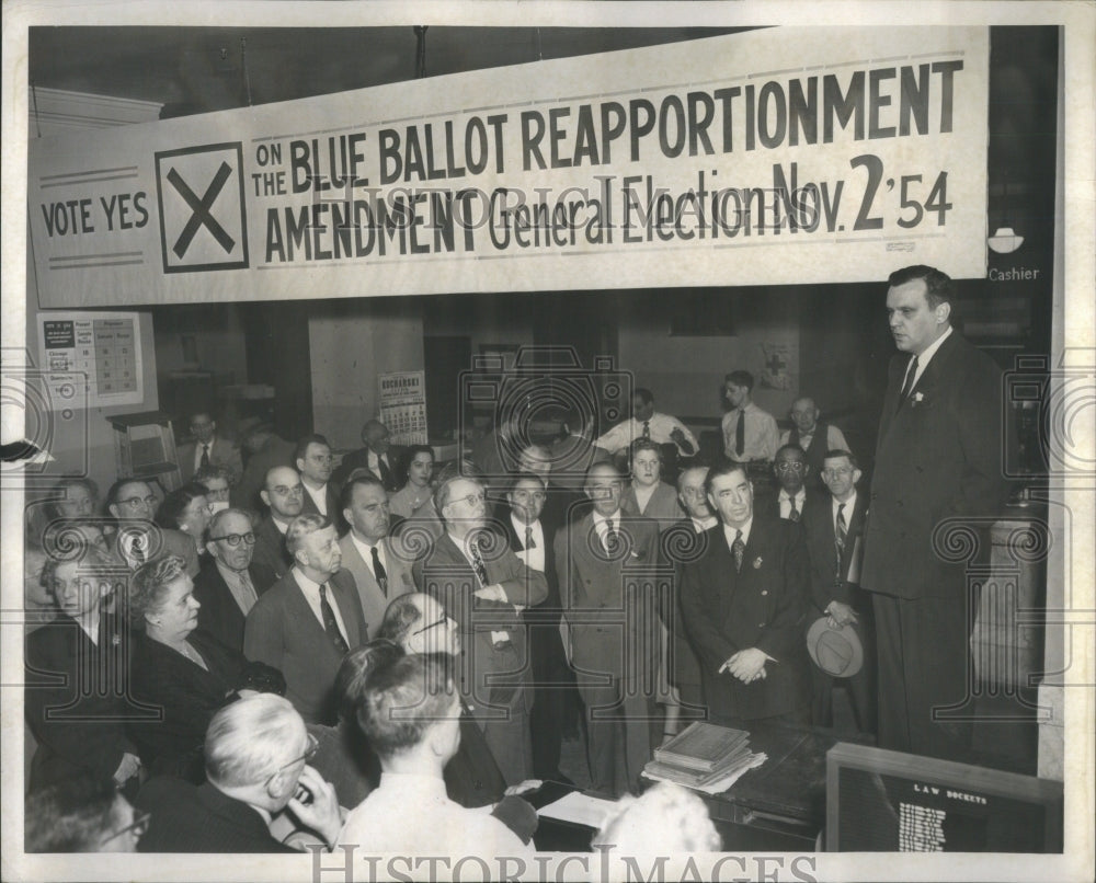 1954, Edmund Kucharski Court Desk Rally File- RSA49261 - Historic Images