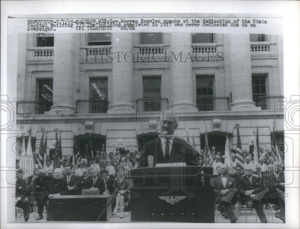 1965 Madison Government Warren Knowles - Historic Images