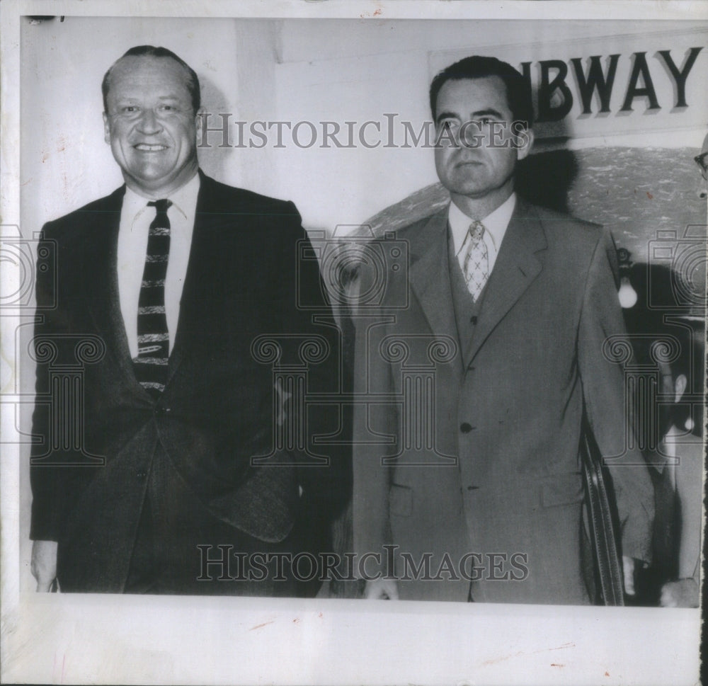 1956 William Knowland vice President Nixon - Historic Images