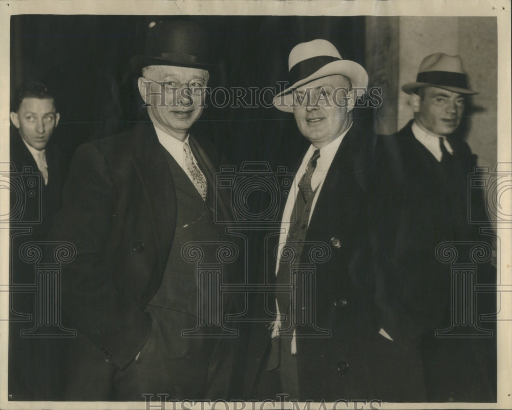 1934 Press Photo Joe Bush and George Knott defendants i - Historic Images