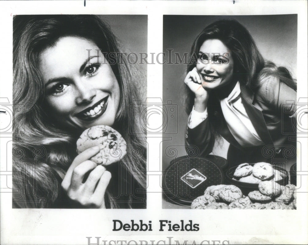 1984 Debbi Fields cookie Bite Sandwich Food-Historic Images