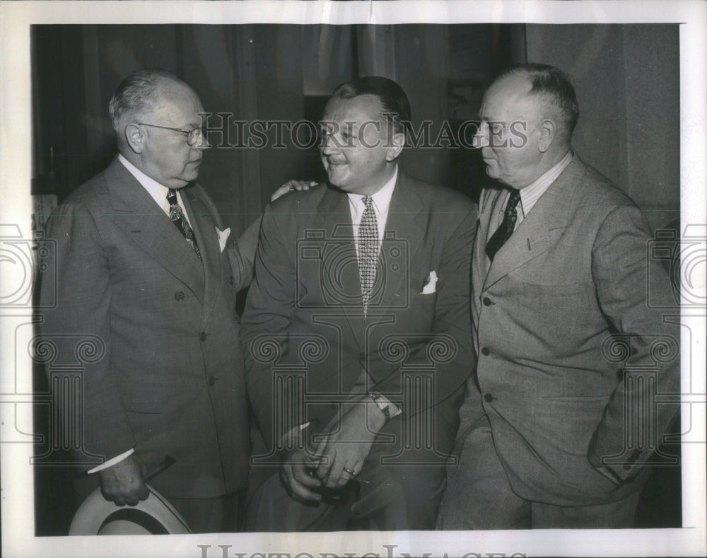 1944 Press Photo James Kemper to Confer with Governor. - Historic Images