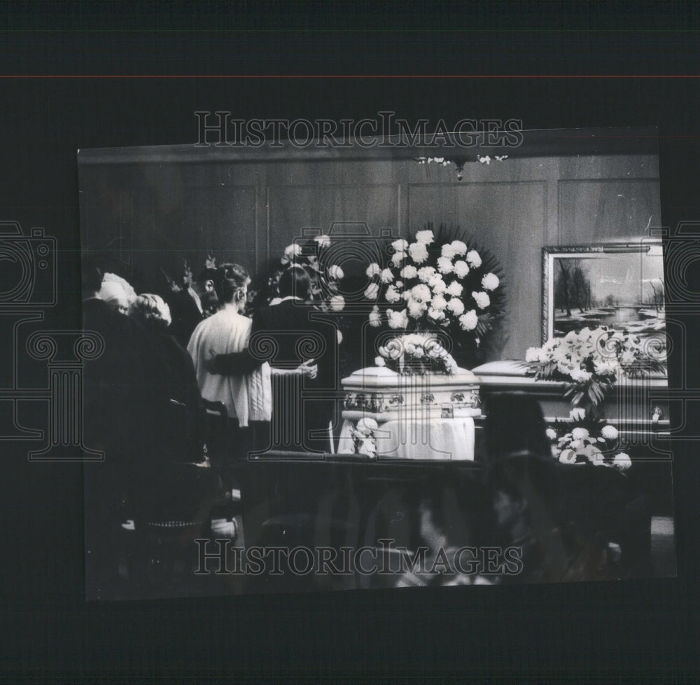 1972, Dennis Flanagan at Wife and Daughter's- RSA50939 - Historic Images
