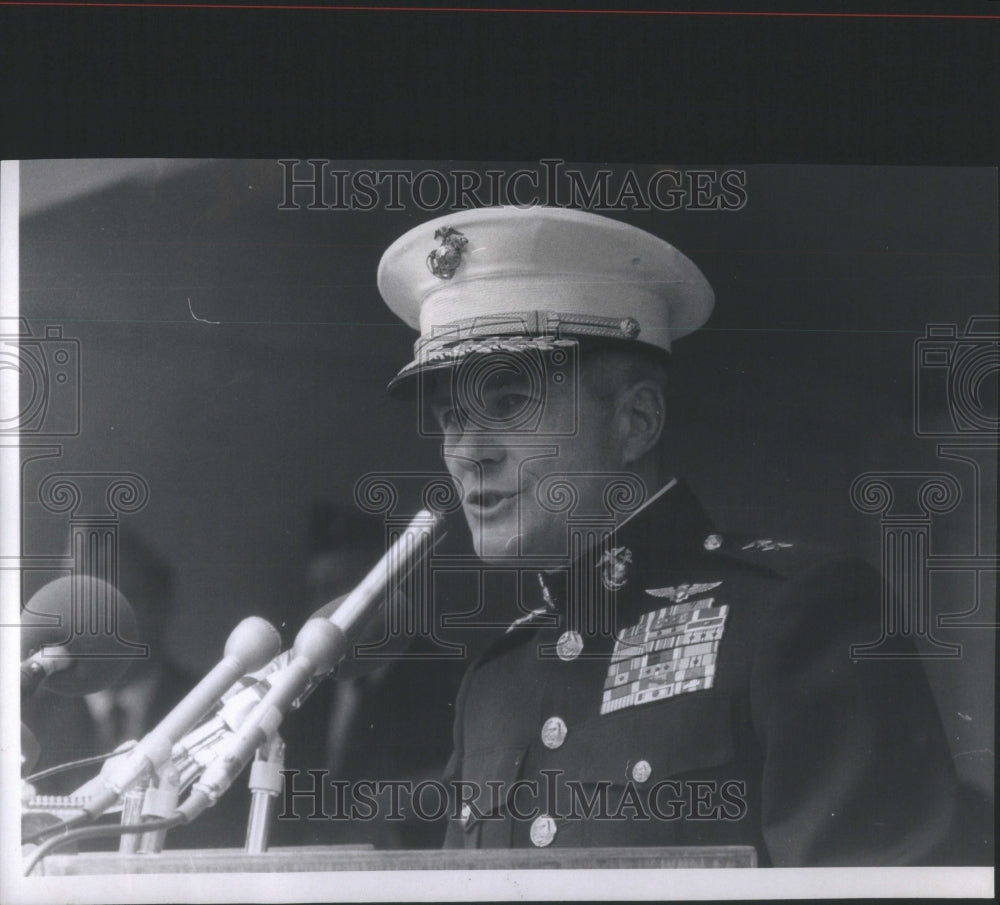 1969 Press Photo Bob Kotalik Madison Veteran Ceremonie- RSA50949 - Historic Images
