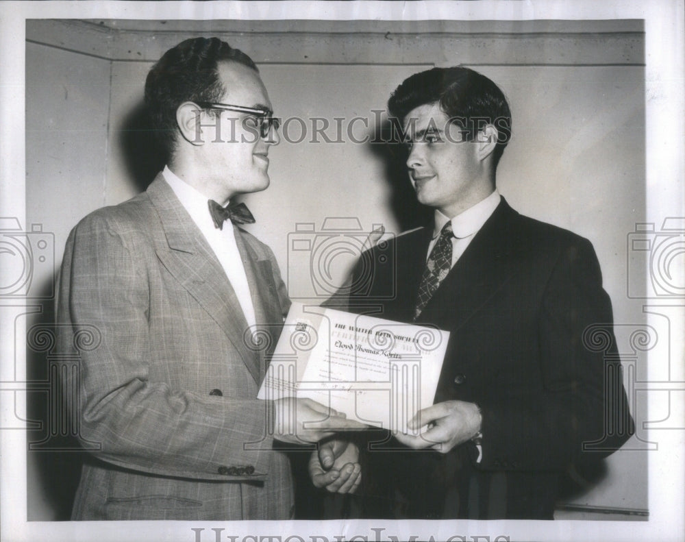 1987 Dr Llyod Koritz Walter Reed Society Ma - Historic Images