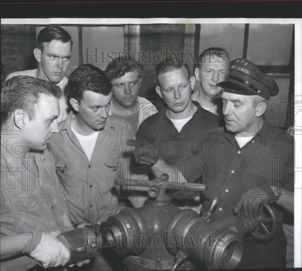 1955 Augie Kotlarz Fireman Training - Historic Images