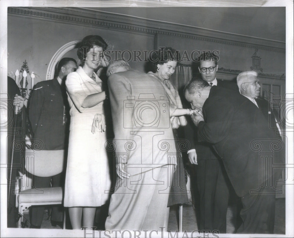 1958 Queen Frederika and Princess Sophia of - Historic Images