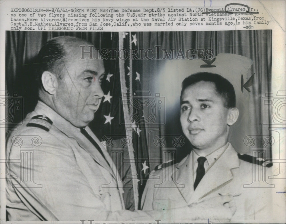 1964 Lt Everett Alvarez, Jr., Missing In Ac - Historic Images