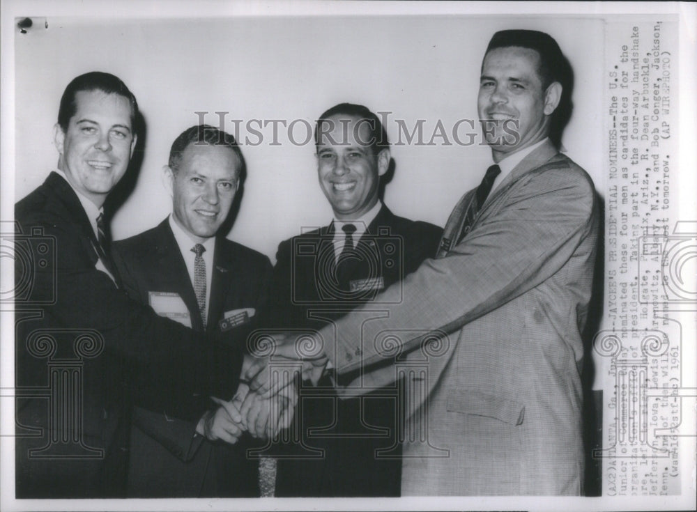 1961 Jaycees Presidential nominee US Commer - Historic Images