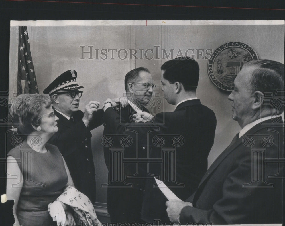 1967 Press Photo Conlisk Pierce Fleming James Police Ma- RSA51613 - Historic Images