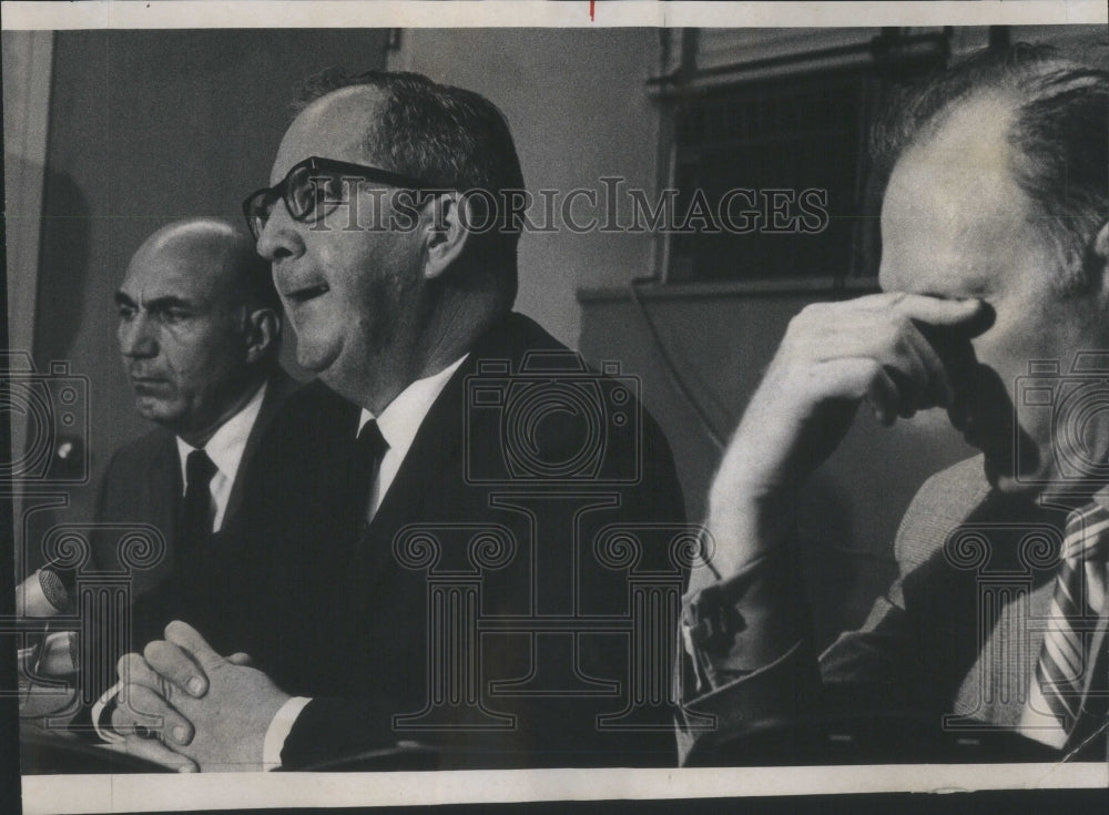 1970 Press Photo Chicago Police M.Spiotto,Supt James Co- RSA51621 - Historic Images