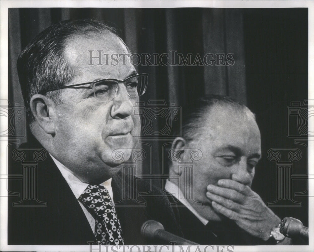 1973 Mayor Daley Superintendent Conlisk - Historic Images