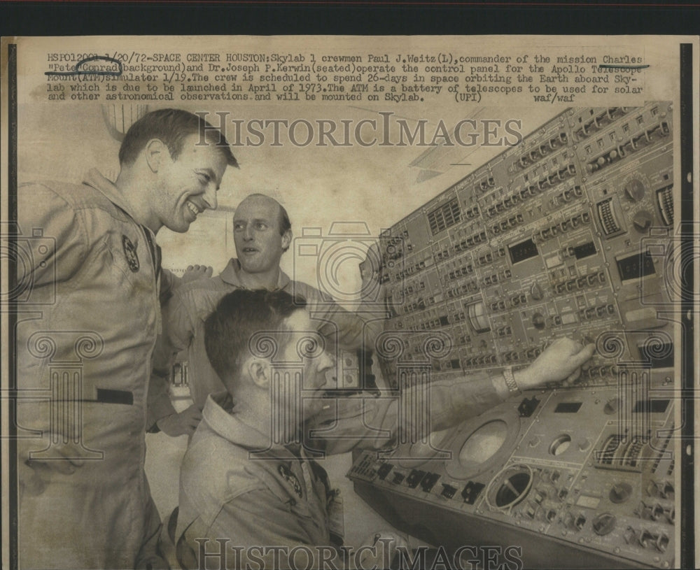 1972 Astronauts Paul Weitz, Pete Conrad, Jo - Historic Images