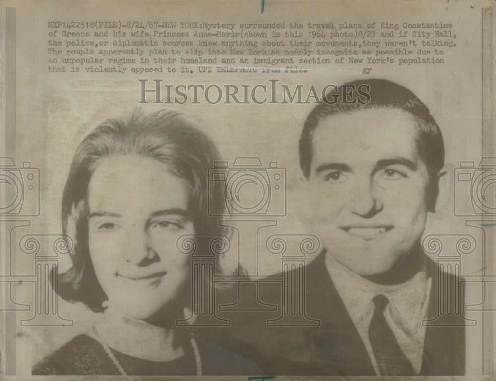 1967 Mystery King Constantine Greece Prince-Historic Images