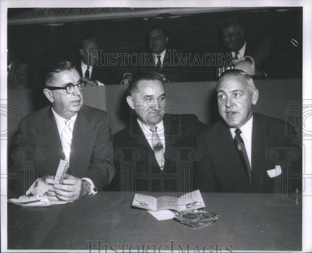 1958 Edward Moore Benjamin Adamowski - Historic Images