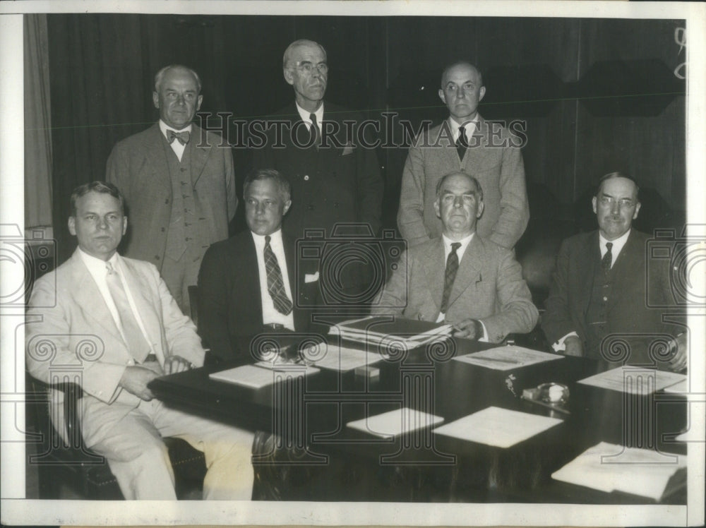 1933 Press Photo NY Isaiah Bowman American Chairman- RSA52213 - Historic Images