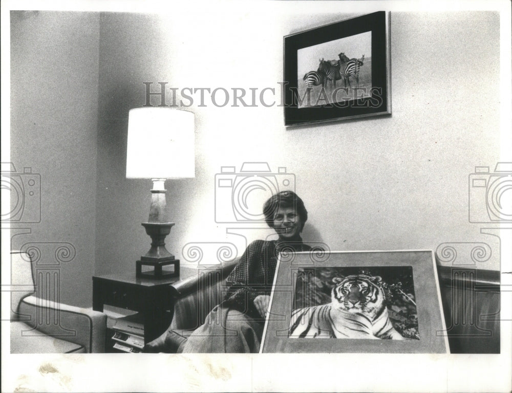 1977 Photographer Joan Baron Bengal Tiger - Historic Images