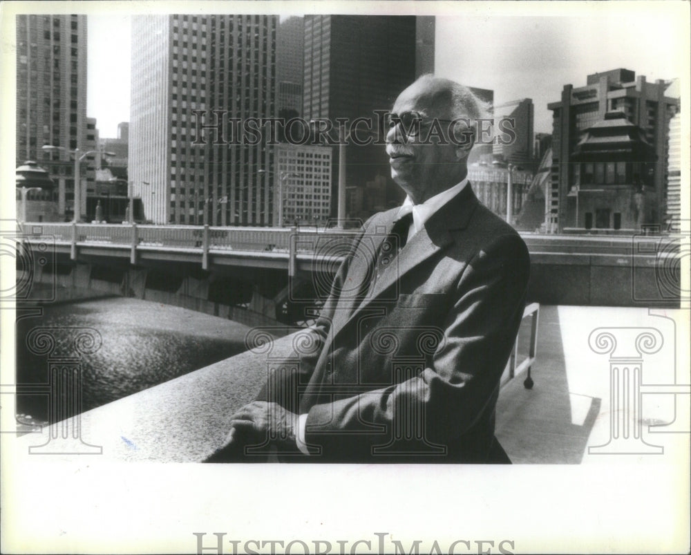 1986 Chicago Author Cyrus Colter - Historic Images