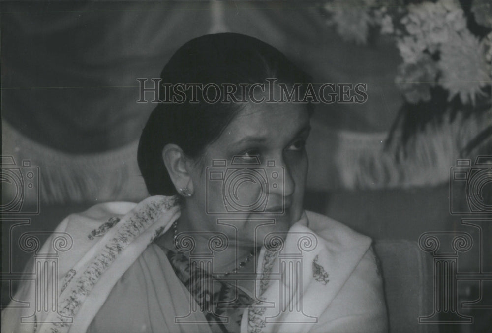 1988 Sirimavo Bandaranaike Sri Lanka First - Historic Images