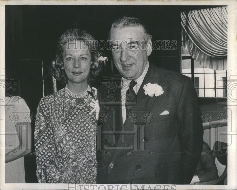 1971 Press Photo Lord Lady Cromer British Ambassador - Historic Images