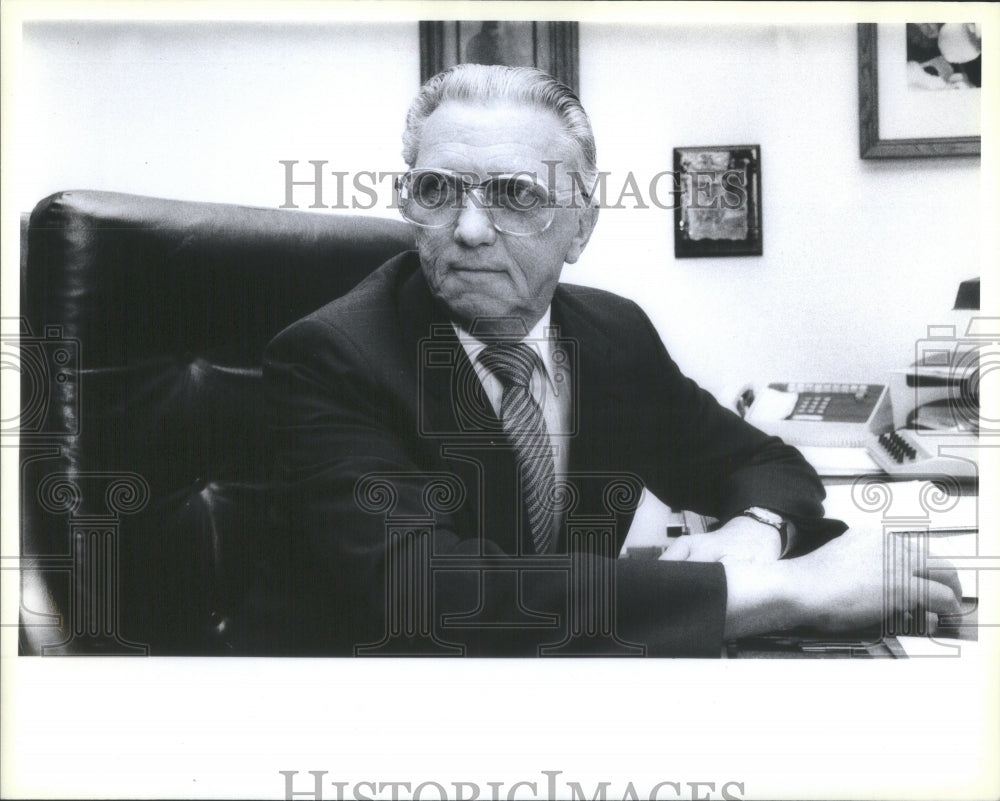 1983 John Bannes School Superintendent - Historic Images