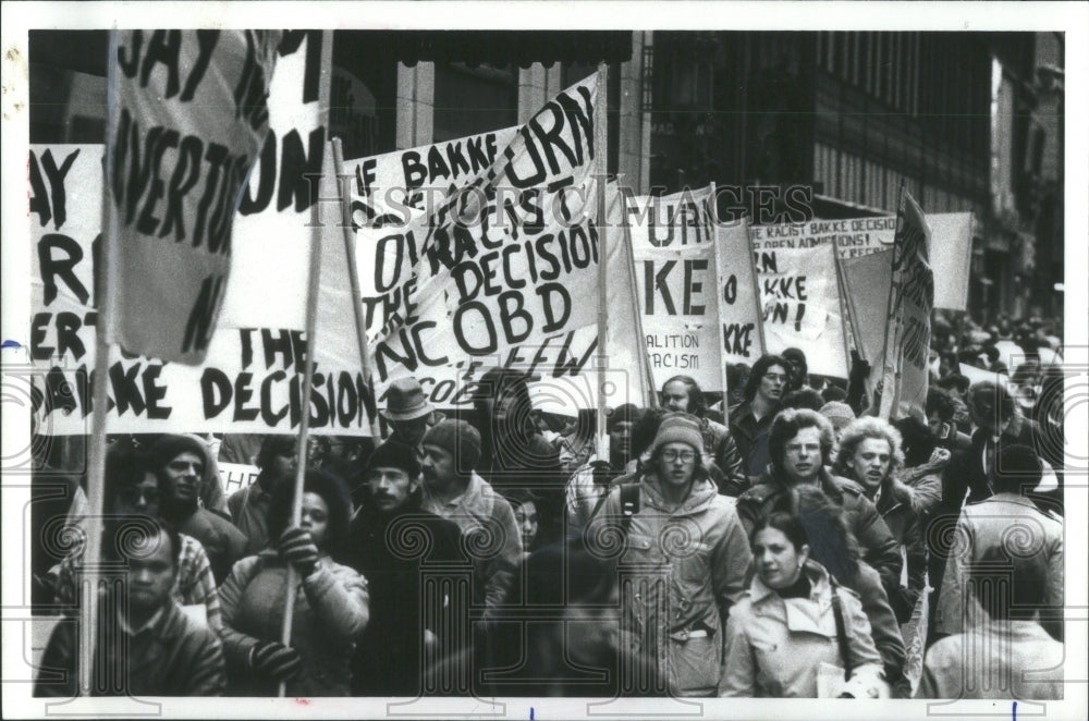 1978 Bakke Decision National Coalition - Historic Images