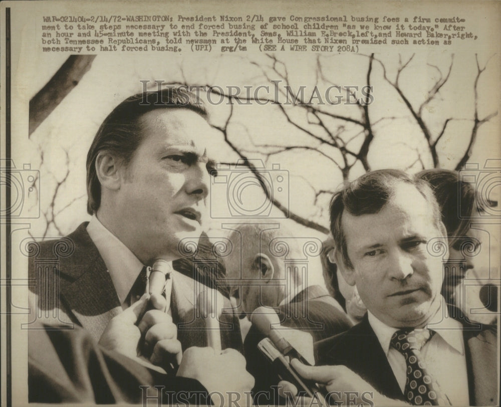 1972 Press Photo Breck Baker Tennessee Senators- RSA52685 - Historic Images