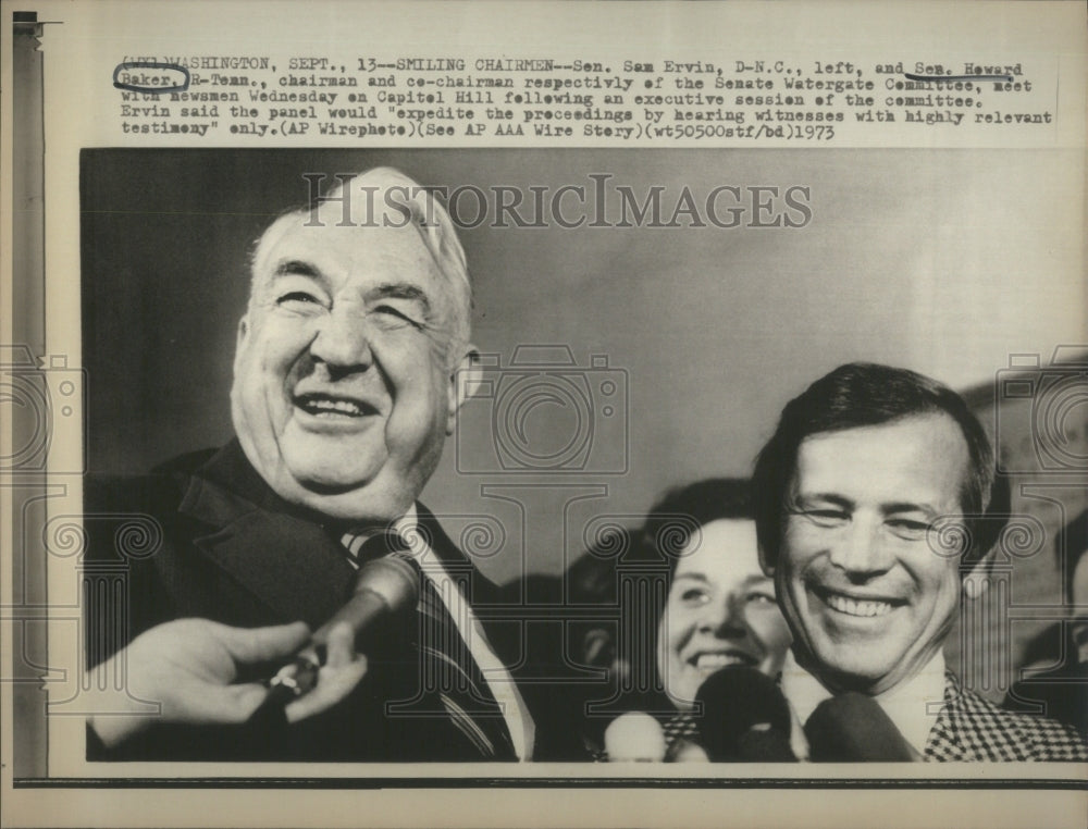 1973 Press Photo Howard Henry Baker, Jr. Tennessee - Historic Images