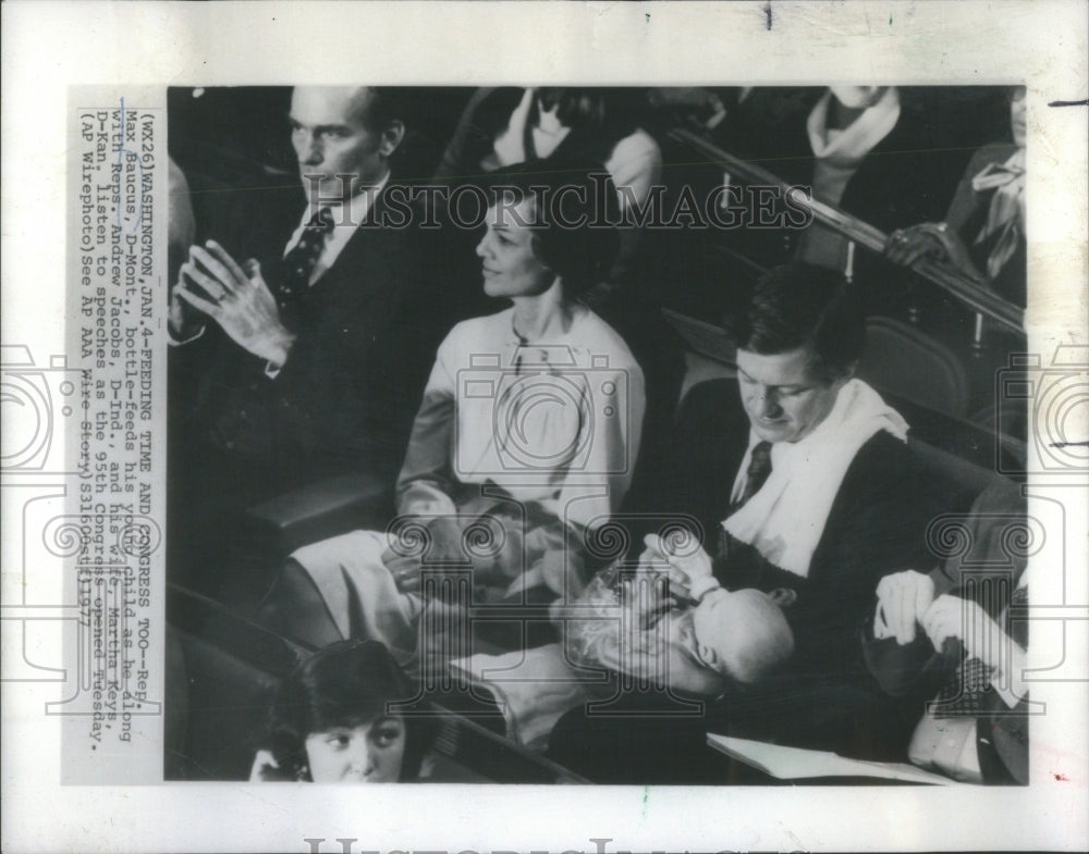 1977 Washington Congress Max Baucus Andrew - Historic Images