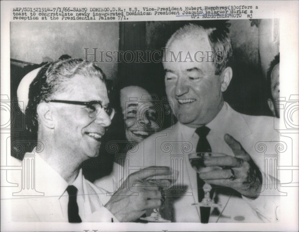 1966 Vice President Humphrey Dominican Pres - Historic Images