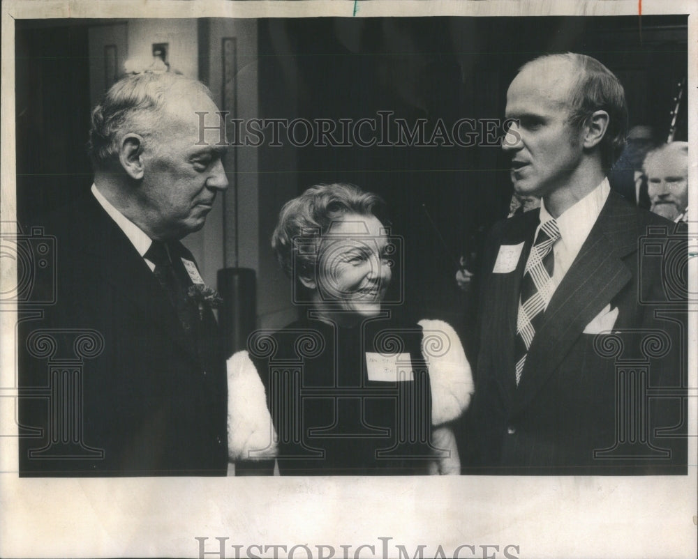 1972 Press Photo Orchestral President Stuar Ball James- RSA52809 - Historic Images