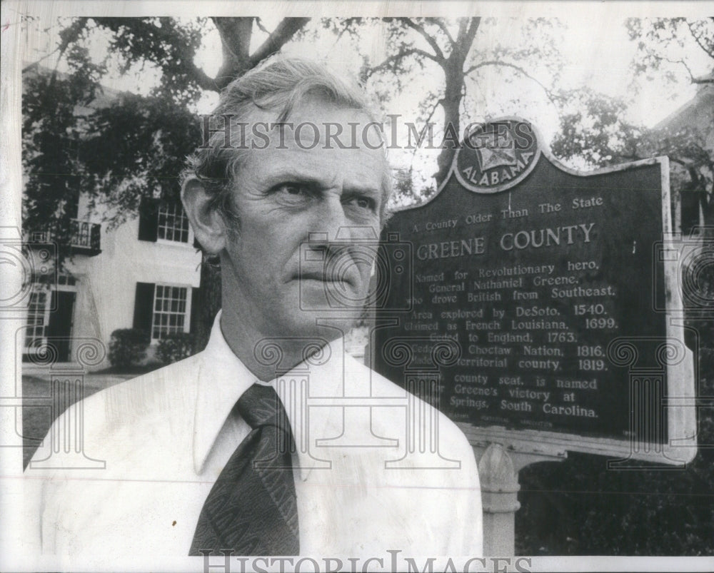 1974 Press Photo Ralph Banks County Attorney- RSA52829 - Historic Images