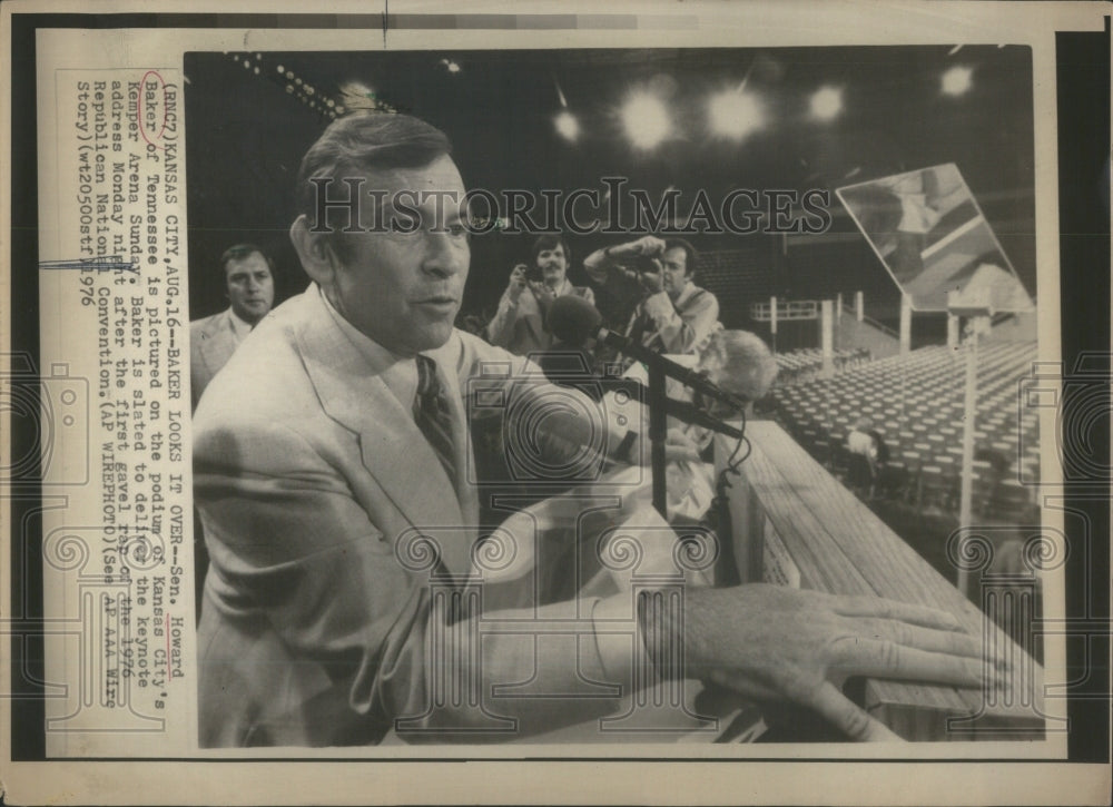 1976 Senator Howard Baker Tennessee Republi - Historic Images