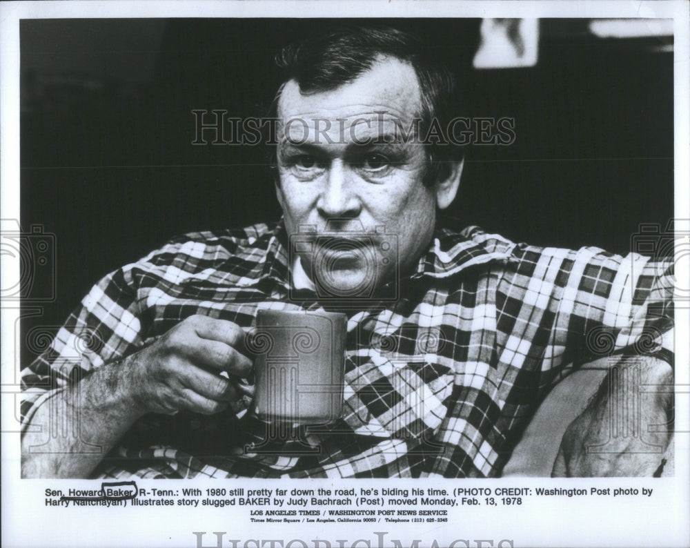 1978 Senator Howard Baker R-Tenn. - Historic Images