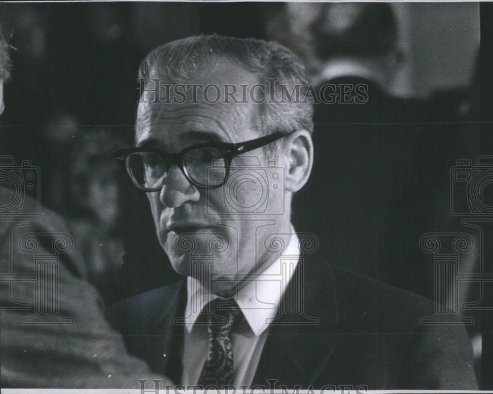 1970 Sanitary District Supt Vinton Bacon Me - Historic Images