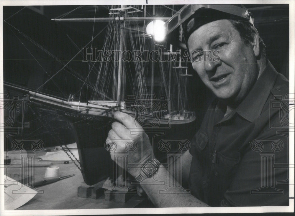 1986 Bill Ballanger Lake MIchigan Schooner - Historic Images