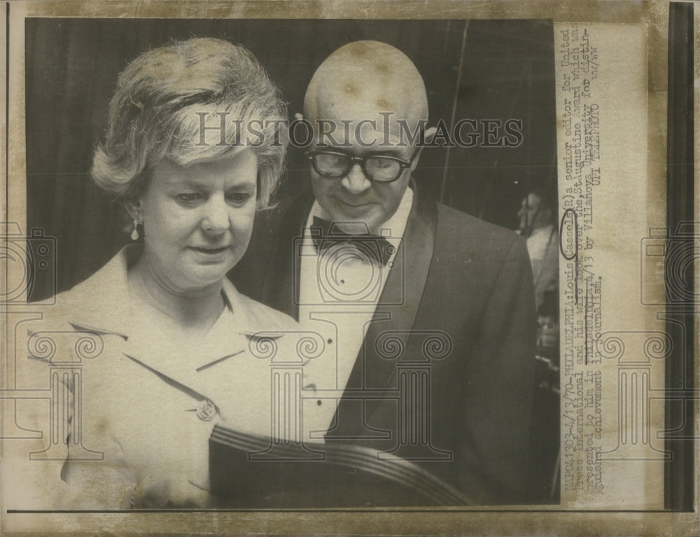 1970 Press Photo Louis Cassels, Senior Editor- RSA53437 - Historic Images